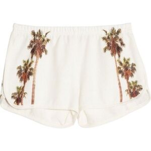 White All Things Fabulous Cotton-Blend Terry Short